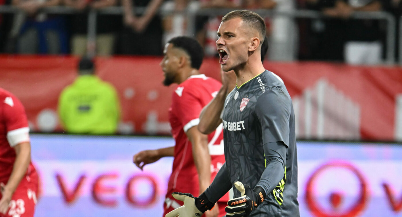 Portarul Golubovic, război cu fanii lui Dinamo București! De ce s-a supărat fotbalistul, după ce s-a accidentat