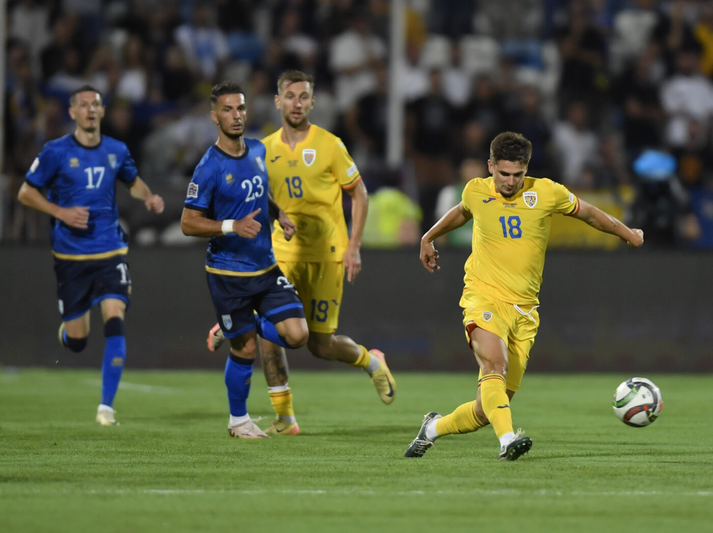 România – Kosovo Live Video Online în etapa 5 din Liga Națiunilor, ora 21:45. Echipele de start. Formulă ofensivă folosită de Mircea Lucescu