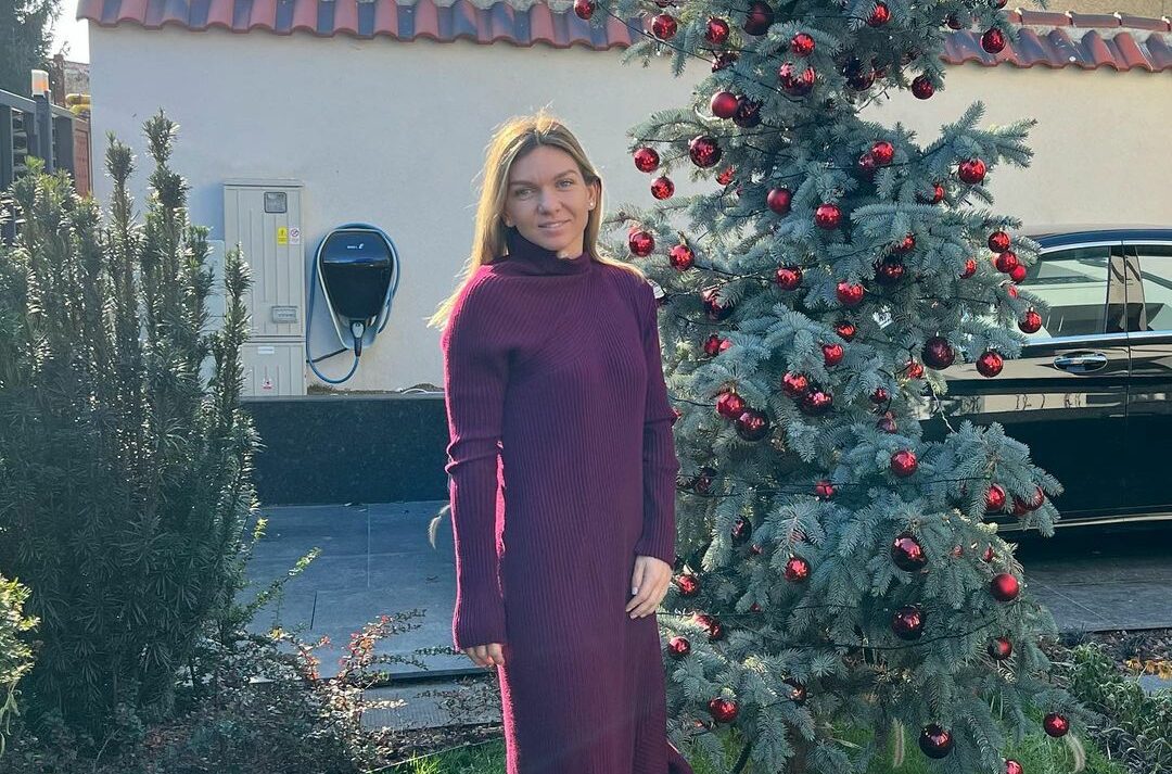 România, sub ninsoare. Reacția Simonei Halep după prima zăpadă căzută în zona hotelului ei de la munte