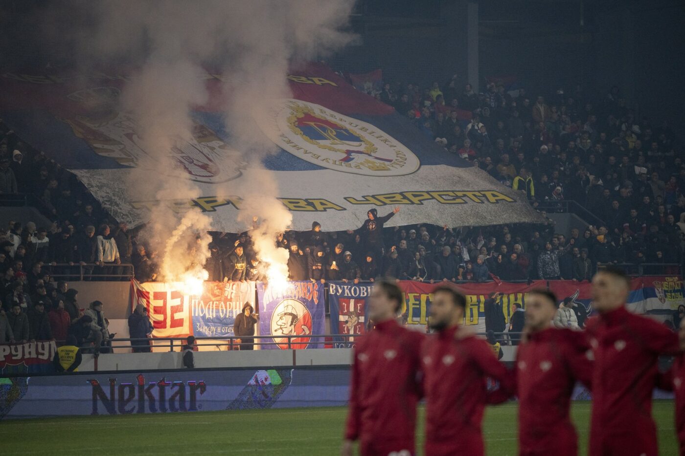 Albanezii vor să le închidă gurile sârbilor! „Hei, prieteni de la UEFA, se aude asta în tot stadionul”