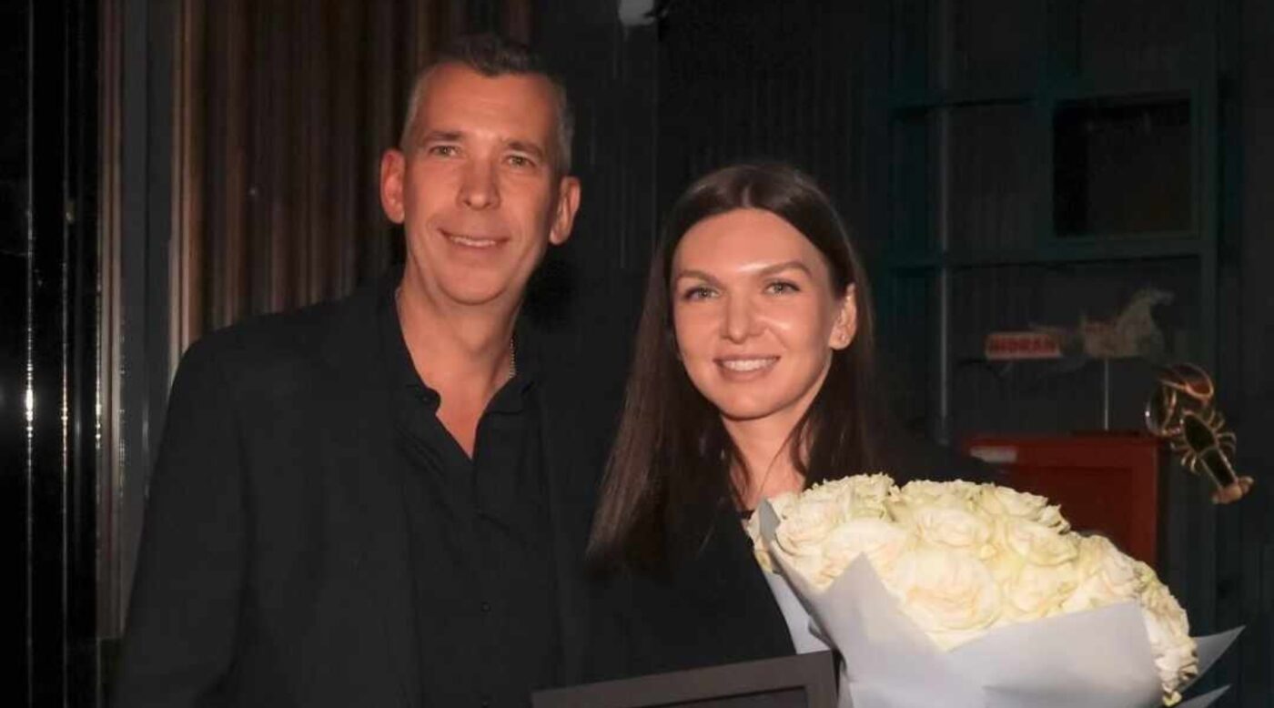 Simona Halep, la o petrecere cu Smiley! A primit un imens buchet de flori de la partenerul pentru care e brand ambassador