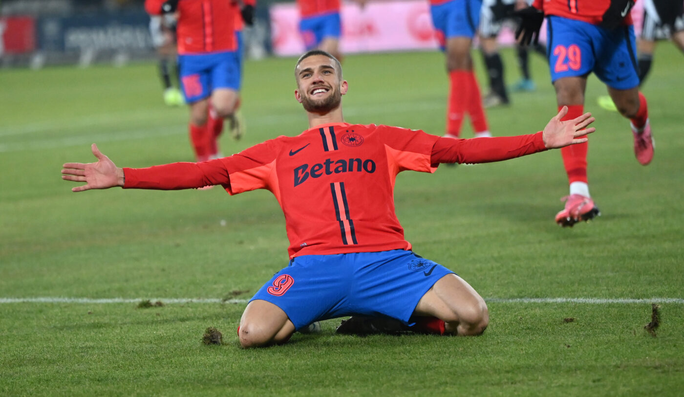 U Cluj – FCSB 1-2, în etapa 16 din Superliga. Campioana urcă pe locul 5