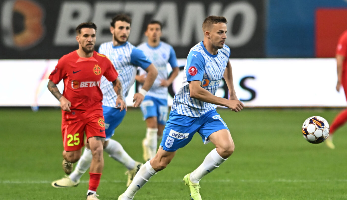 Universitatea Craiova – FCSB 0-1, Live Video Online în etapa 15 din Superliga. Miculescu deschide scorul după o gafă a lui Laurențiu Popescu