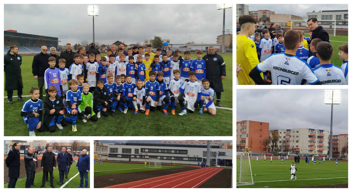 Baza Sportivă Carpați a fost inaugurată. Răzvan Burleanu, confundat la Brașov cu Mircea Sandu! Costurile totale, mai mari decât cele anunțate inițial