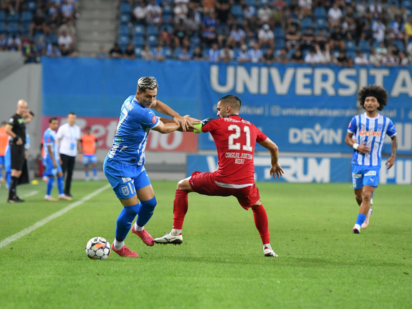 Gloria Buzău – Universitatea Craiova 0-2 în etapa 21 din Superliga. Oltenii urcă pe locul 2!