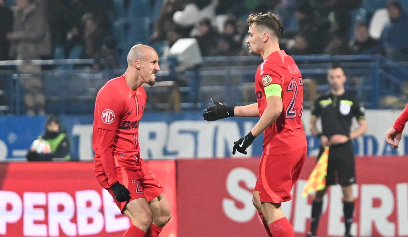 Strălucirea lui Darius! Căpitanul Olaru a reușit o dublă spectaculoasă în Copou, iar FCSB iernează la egalitate cu liderul. Iașiul încheie anul în genunchi