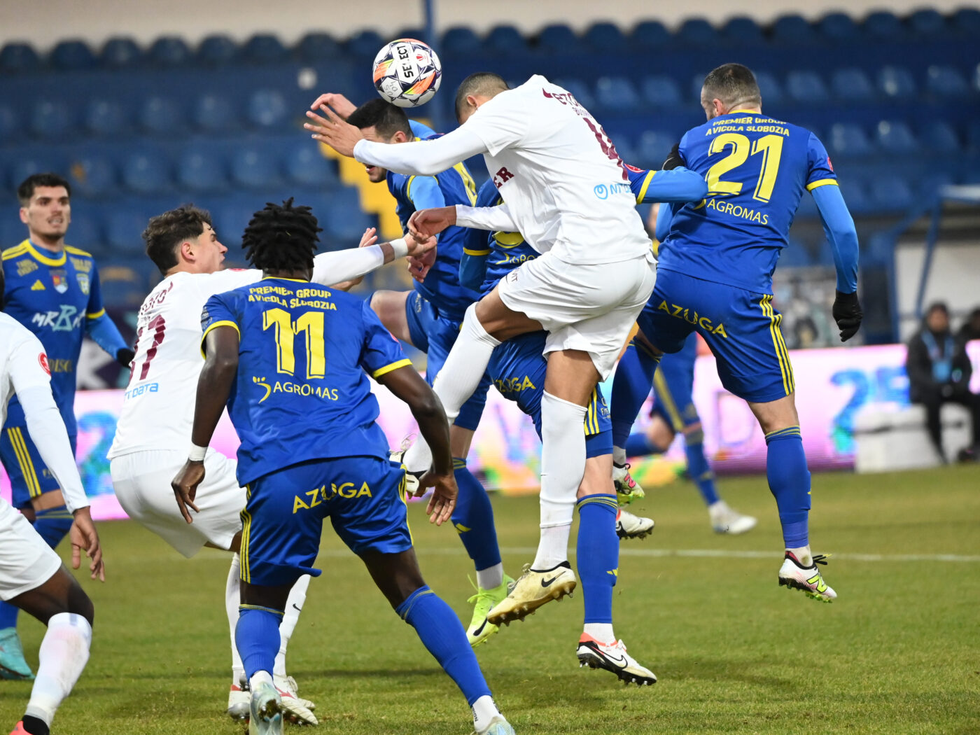 Unirea Slobozia – CFR Cluj 1-1, în etapa 20 din Superliga. Vicecampioana obține doar un punct în deplasarea de la Clinceni