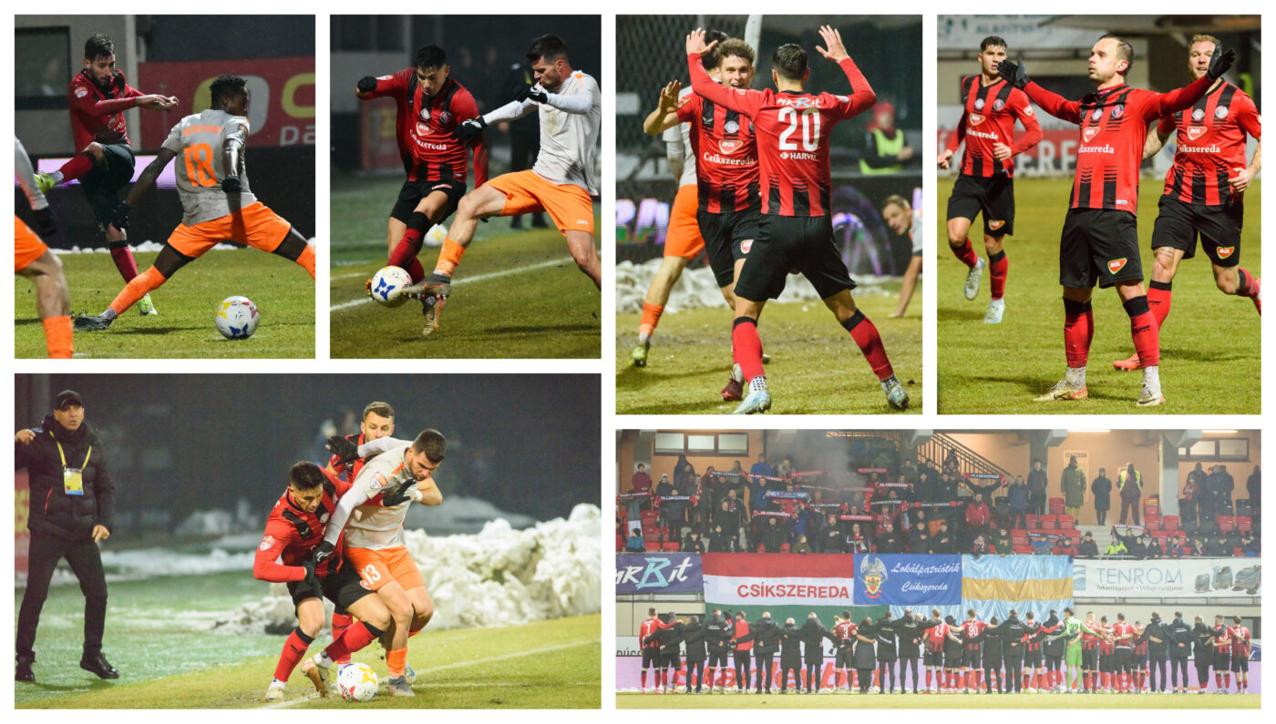 FK Miercurea Ciuc e campioană de iarnă în Liga 2, după victoria din derby-ul de clasament cu Metaloglobus. Robert Ilyeș: ”Partidele de acest gen scot din mine și ultima picătură de energie”