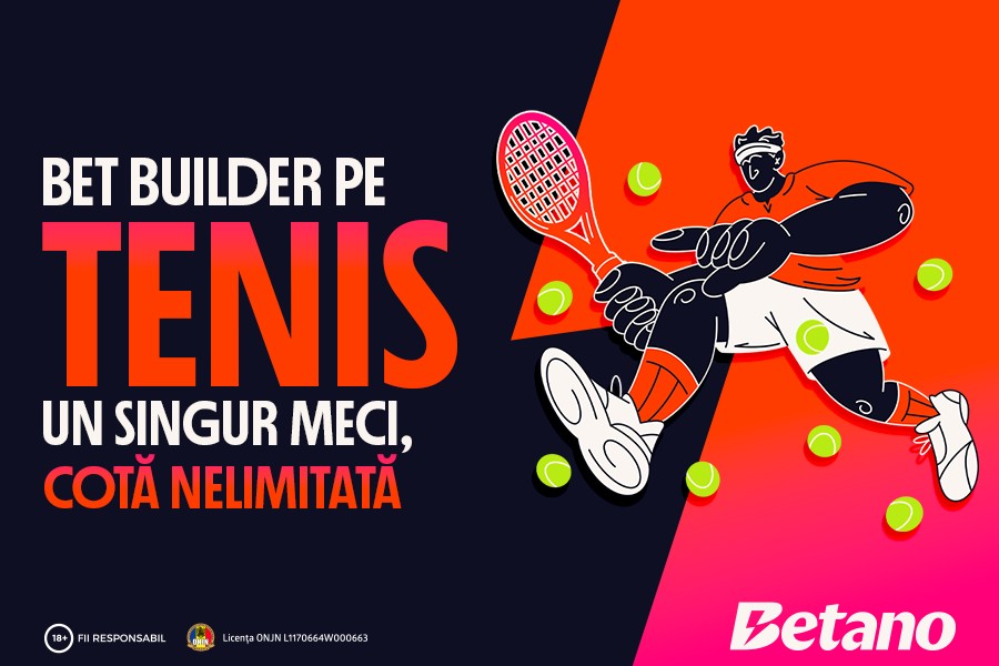 ADVERTORIAL | Betano lansează Bet Builder pentru tenis, odată cu Australian Open