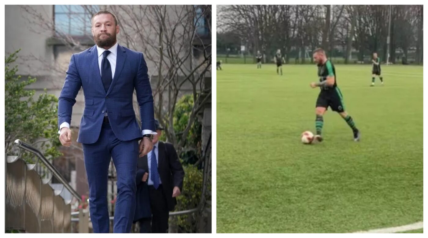 Ce apariție stranie a lui Connor McGregor. S-a apucat de fotbal