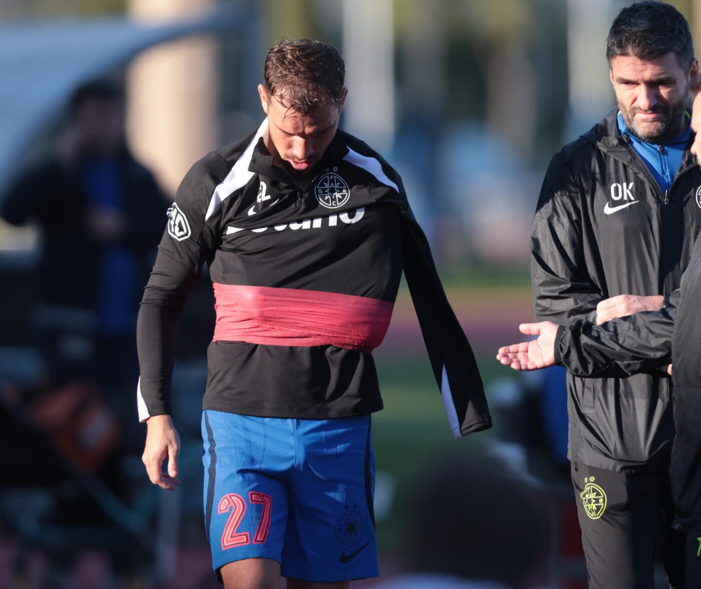 Spaimă pentru milioanele de euro ale lui Gigi Becali! Darius Olaru a urlat de durere: a fost scos imediat din meciul FCSB – HSV
