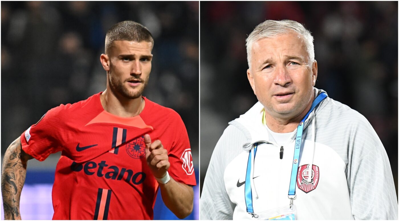 Daniel Bîrligea i-a distrus pe cei de la CFR Cluj, dar a avut un mesaj special pentru Dan Petrescu