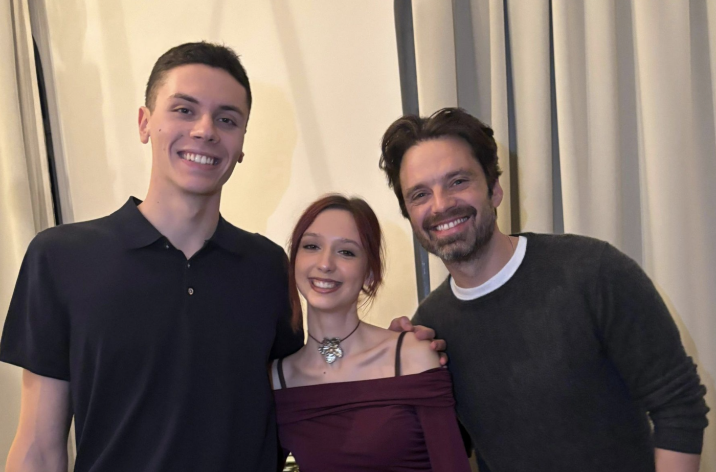 David Popovici s-a întâlnit cu Sebastian Stan. Ce i-a spus celebrul actor