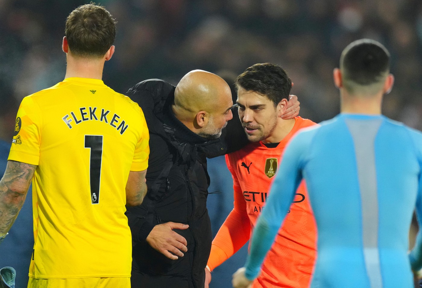 Divorțul l-a dat peste cap. Pep Guardiola s-a năpustit asupra portarului său după meci