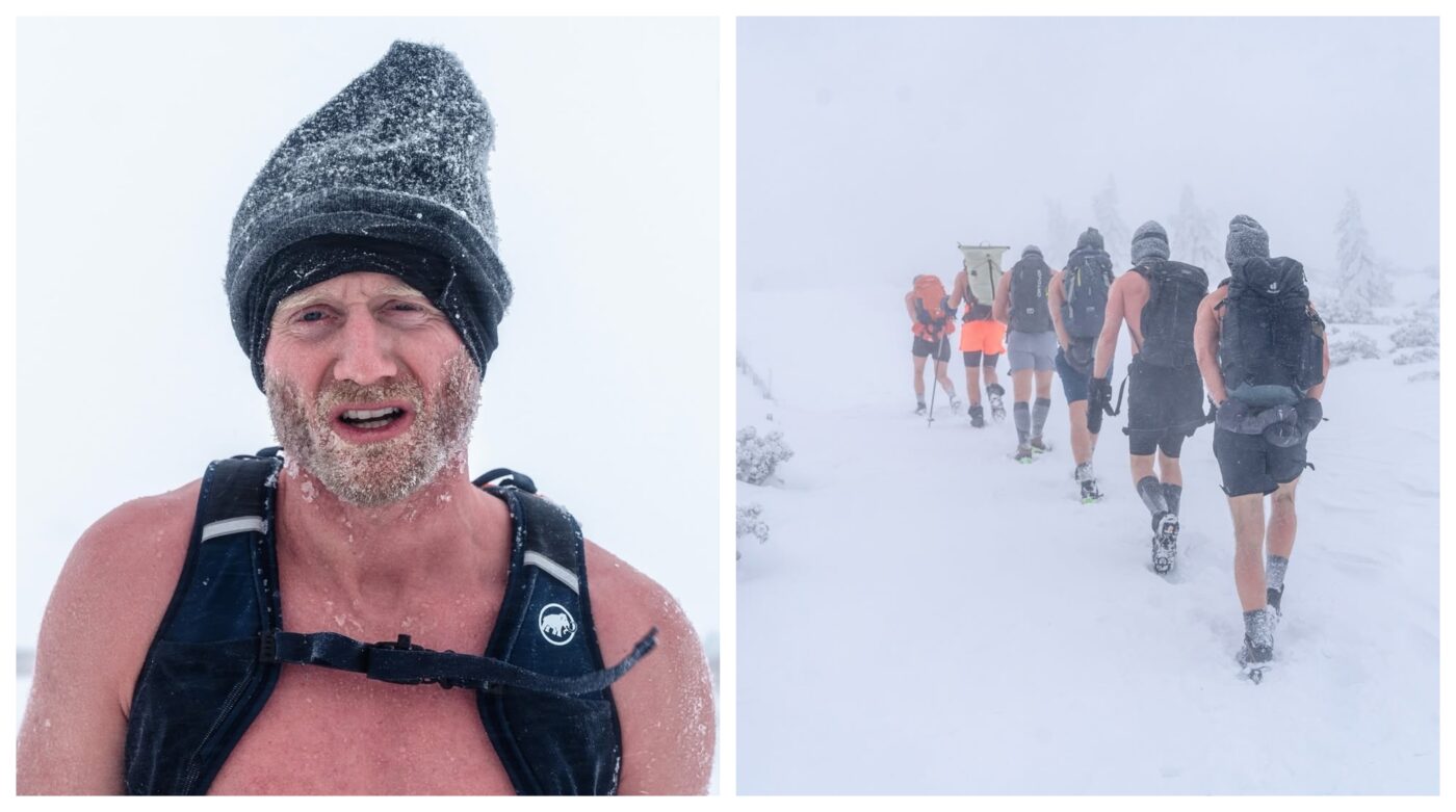 E de nerecunoscut. Fotbalistul de 34 de ani a participat la Iceman Challenge: a urcat pe un munte înghețat, la 3000 de metri, doar în bocanci şi pantaloni scurți
