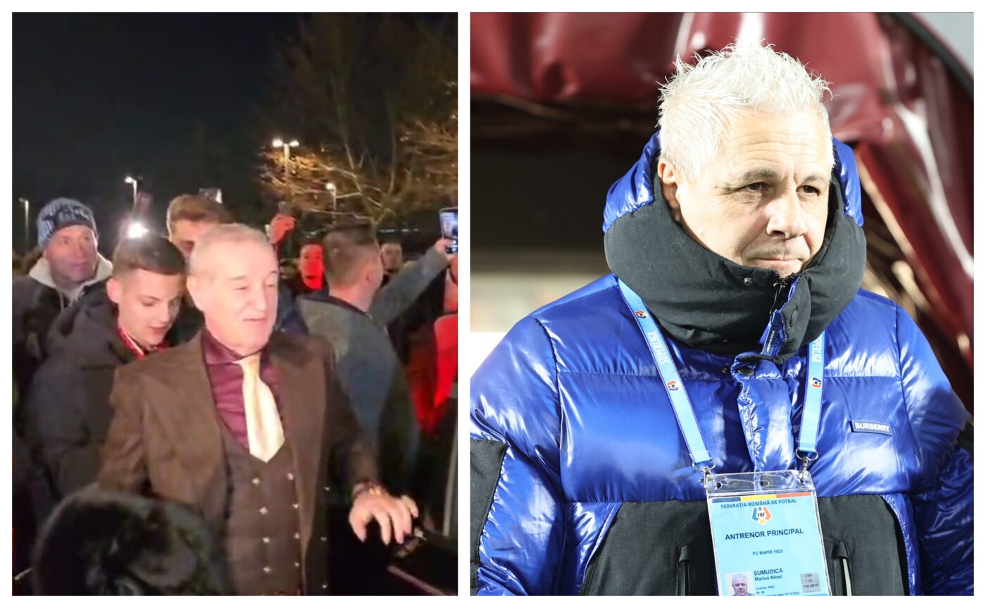 Geaca albastră a lui Şumudică e istorie! Ce a făcut Gigi Becali cu haina de blană când a coborât din Rolls-Royce-ul de 500.000 de euro, condus de aghiotantul Luțu