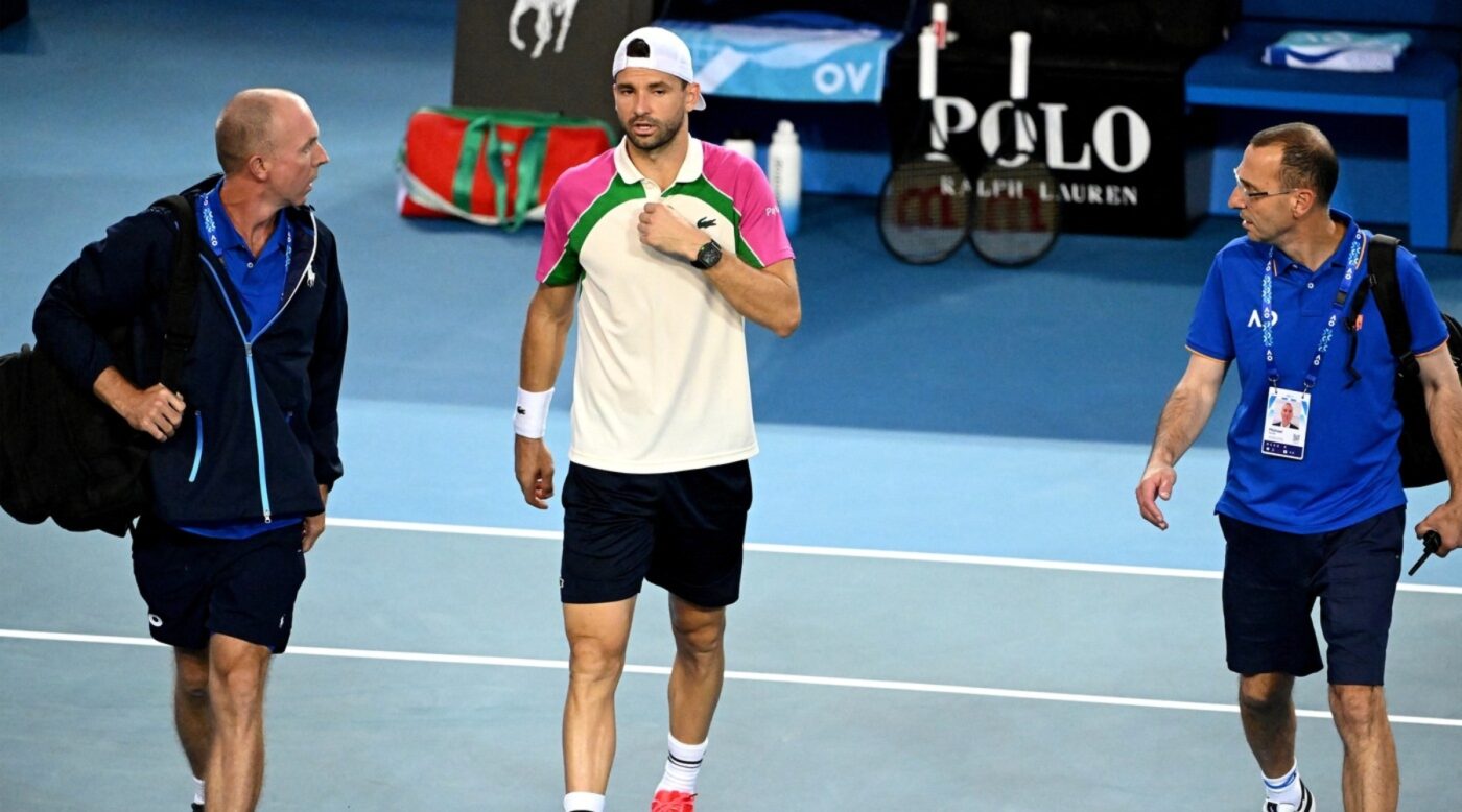 Grigor Dimitrov, lovit de ghinion la Australian Open. De ce a fost nevoit să se retragă din meciul din primul tur fostul iubit al Mădălinei Ghenea