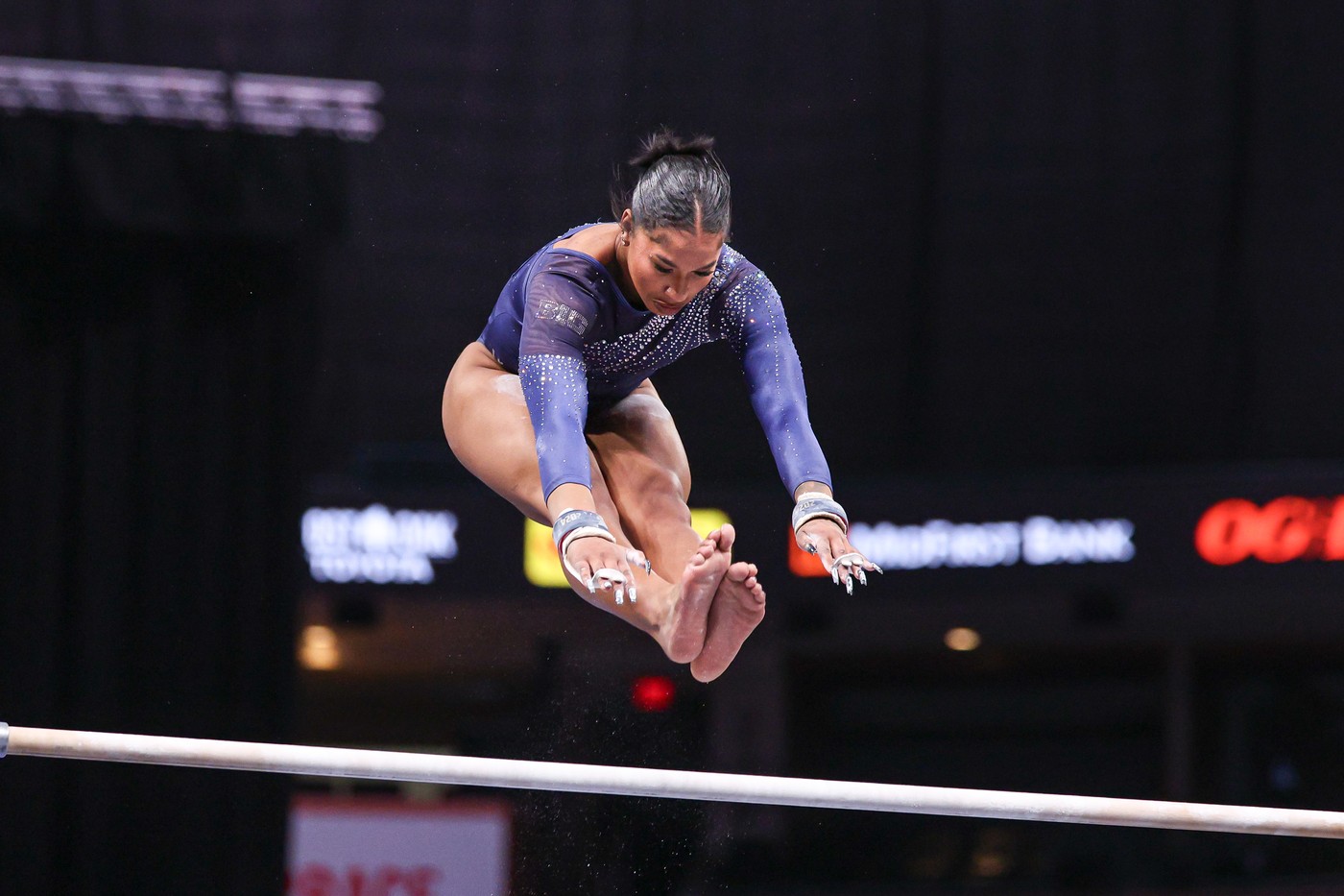 Jordan Chiles a luat nota 10 cu un exercițiu la paralele. Gimnasta din SUA a făcut senzație după ce a aflat că Ana Bărbosu va concura pentru Stanford