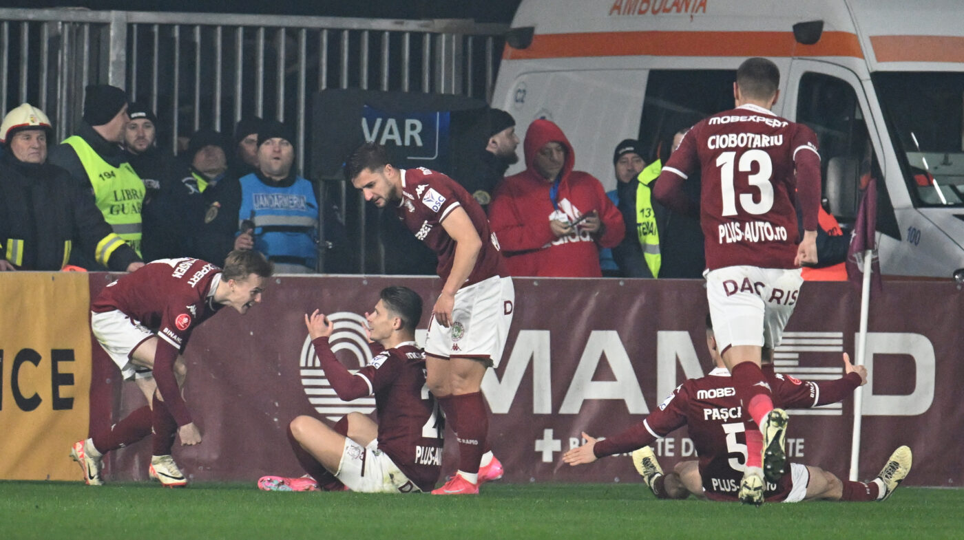 Rapid București – Universitatea Craiova 1-0, în etapa 23 din Superliga. Echipa lui Șumudică a ajuns la 35 de puncte, unul mai puțin decât formația olteană