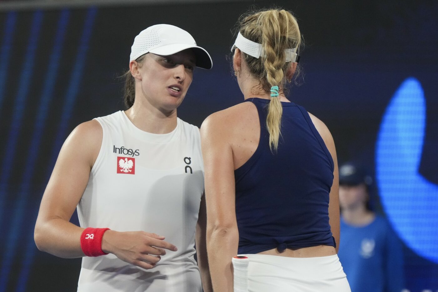 Reacția pe care Iga Swiatek a avut-o despre timeout-ul medical controversat pe care l-a luat în meciul de la United Cup cu Katie Boulter