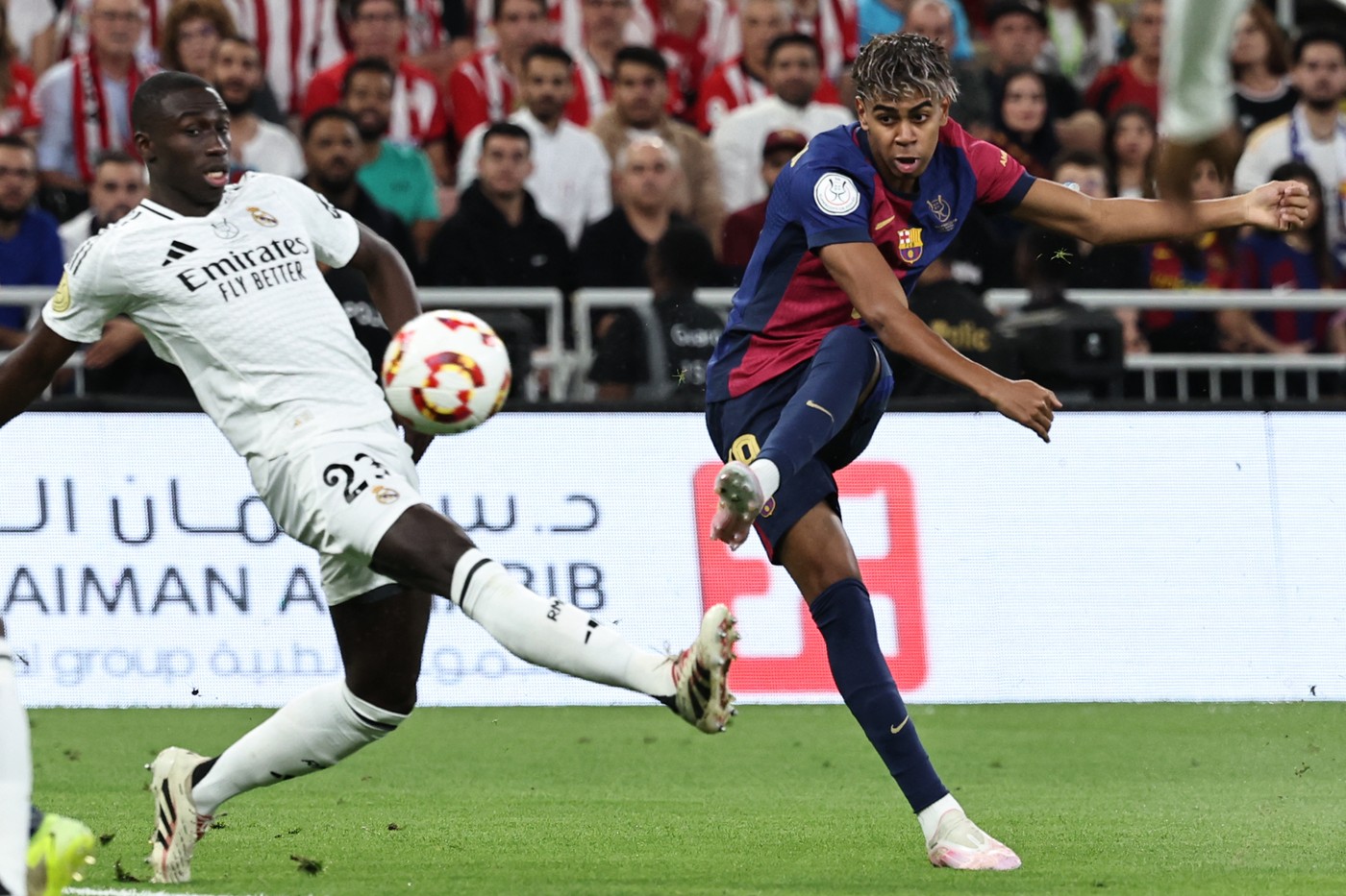 Real Madrid – Barcelona 1-1 Live Video Online, în finala Supercupei Spaniei. Lamine Yamal egalează după o cursă și o execuție de clasă