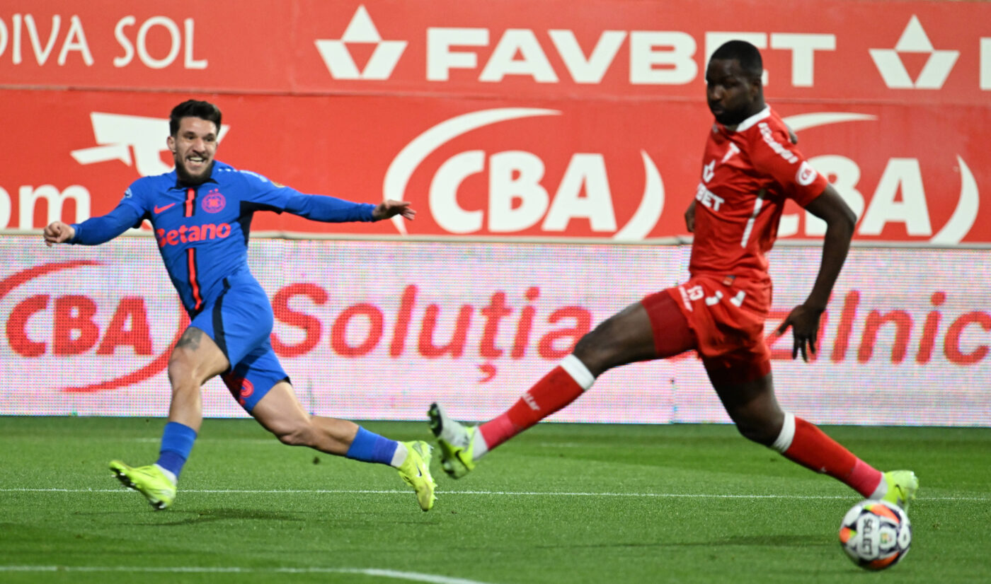 UTA – FCSB 0-1, în etapa 23 din Superliga. Campioana egalează liderul U Cluj la numărul de puncte