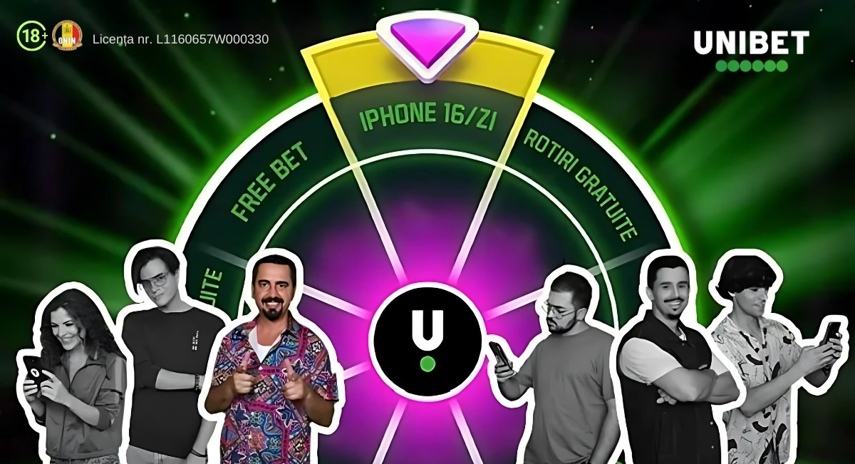1 x iPhone 16 pe zi și alte premii atractive în noua campanie Spin ‘n’ Win de la Unibet (P)