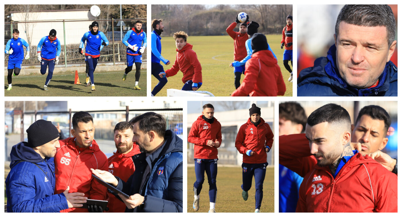 Steaua s-a reunit fără jucătorii străini și cu trei noutăți în lot