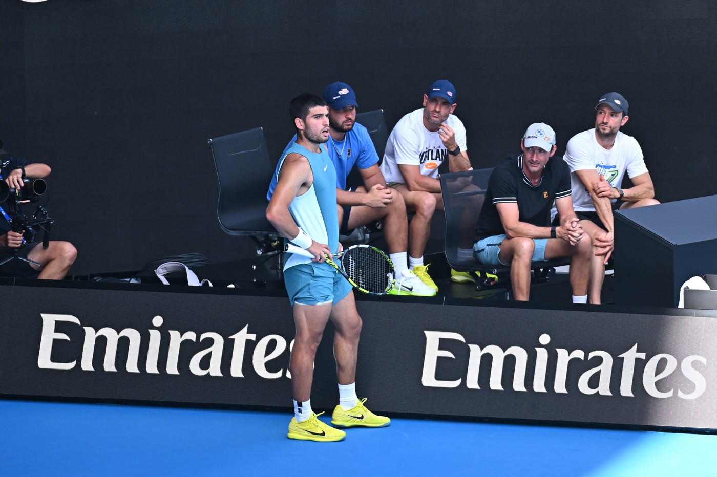 „E o nebunie ce ai făcut tu”. Carlos Alcaraz a răbufnit împotriva arbitrului de scaun la Australian Open