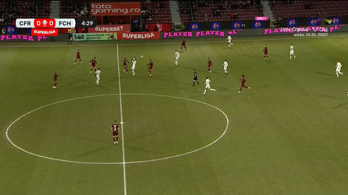 CFR Cluj – FC Hermannstadt 1-0, Live Video Online în etapa 25 din Superliga. Pauză pe Stadionul „Dr. Constantin Rădulescu”