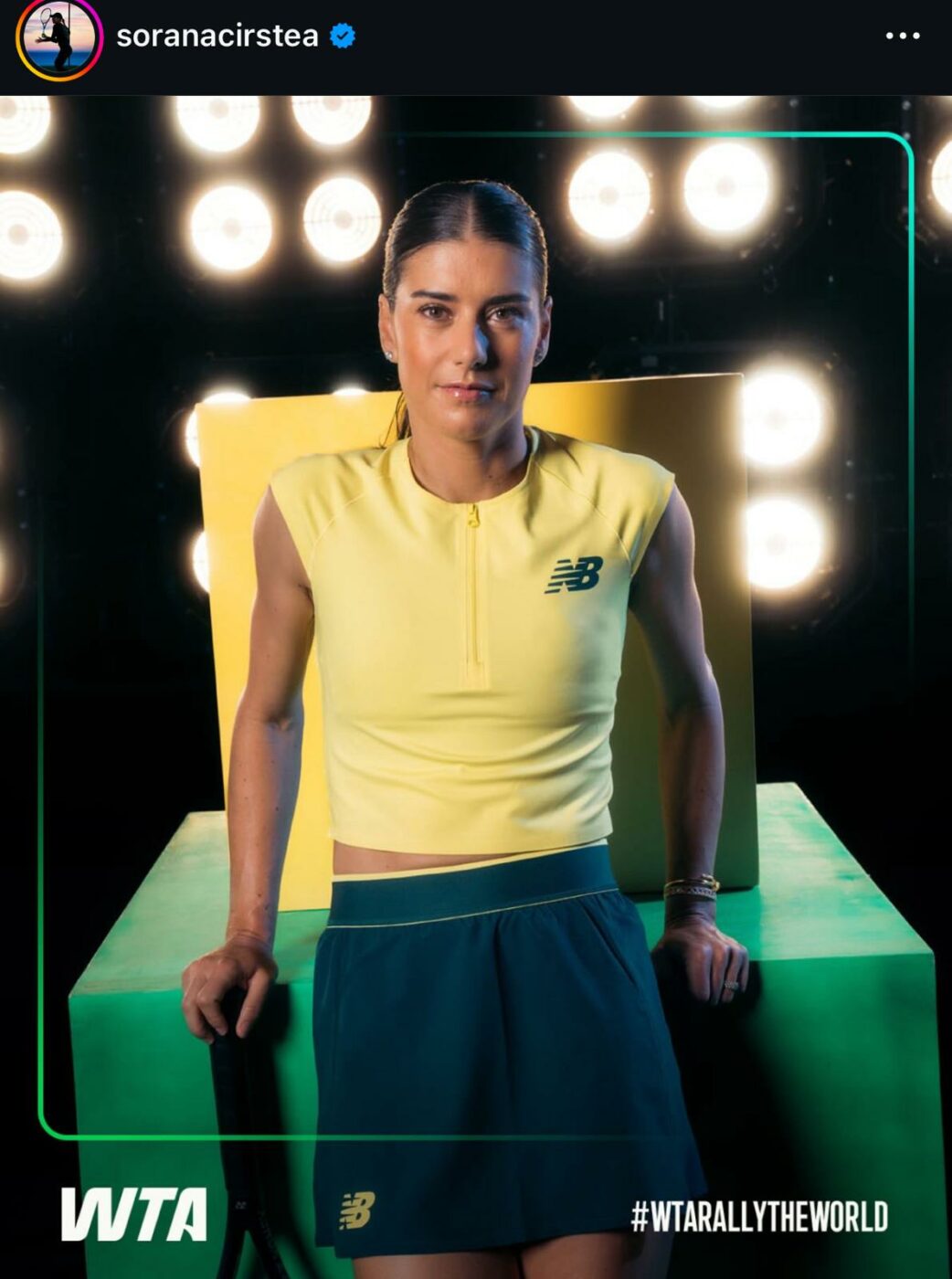 Cât de frumoasă este Sorana Cîrstea. Iubita lui Ion Țiriac jr. a făcut senzație cu apariția ei pentru WTA