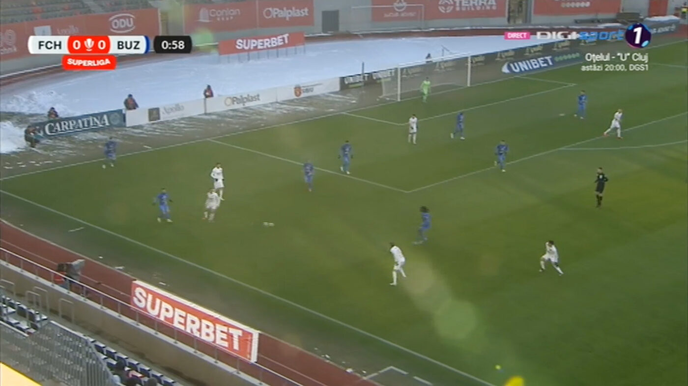 FC Hermannstadt – Gloria Buzău 2-1, în etapa 28 din Superliga. După acest succes, echipa lui Măldărășanu continuă să spere la play-off
