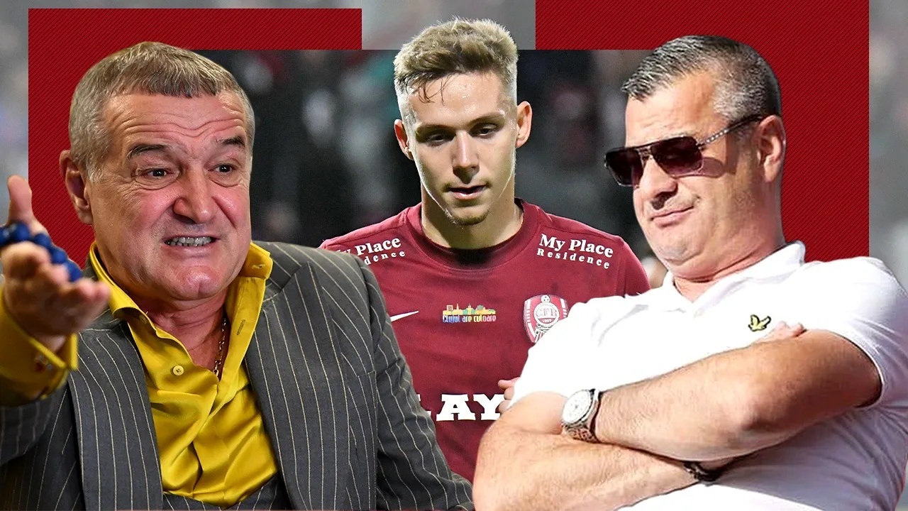 Gigi Becali poate să își ia la revedere de la Louis Munteanu: preț astronomic fixat de Nelu Varga pentru fotbalistul de la CFR Cluj dorit de patronul FCSB! Nu mai sunt suficiente cele 15 milioane de euro: „Fără atât nu îl dau!”. EXCLUSIV