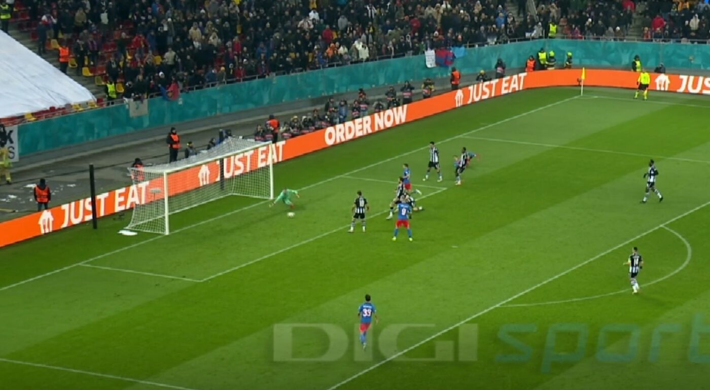 Juri Cisotti, în modul Darius Olaru! Italianul a dat un gol superb, după o fază tiki-taka, în FCSB – PAOK