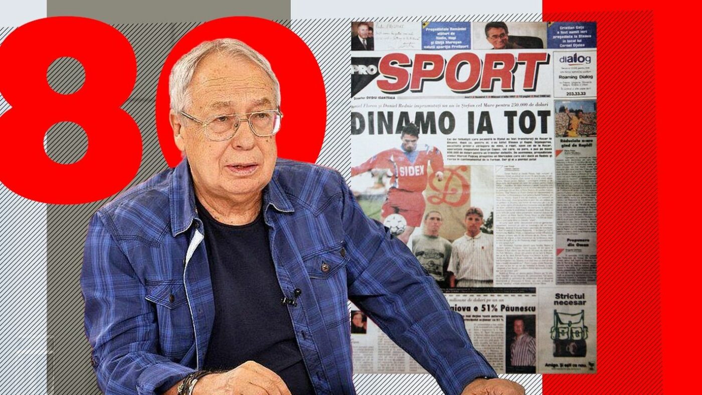 Ovidiu Ioanițoaia, 80 de ani! Redacția ProSport vă urează „La mulți ani”! Cum l-am cunoscut pe „Patriarhul” presei sportive