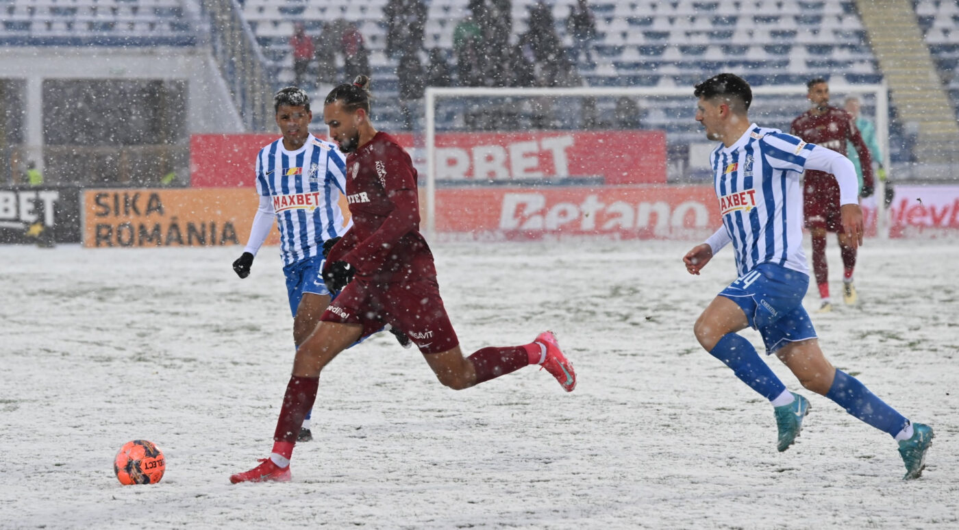 Poli Iași – CFR Cluj 1-1, în etapa 27 din Superliga. Ardelenii pierd două puncte în fața unei echipe care a jucat o oră în inferioritate