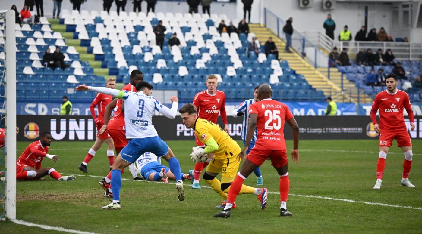 Poli Iași – UTA Arad 0-1, în etapa 25 din Superliga. Moldovenii au ajuns la șase înfrângeri consecutive