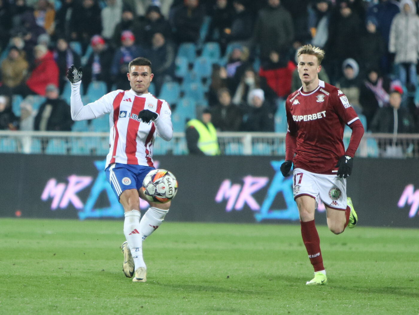 Oțelul Galați – Rapid București 1-1, în etapa 26 din Superliga. „Oțelarii” obțin un egal nesperat în fața giuleștenilor