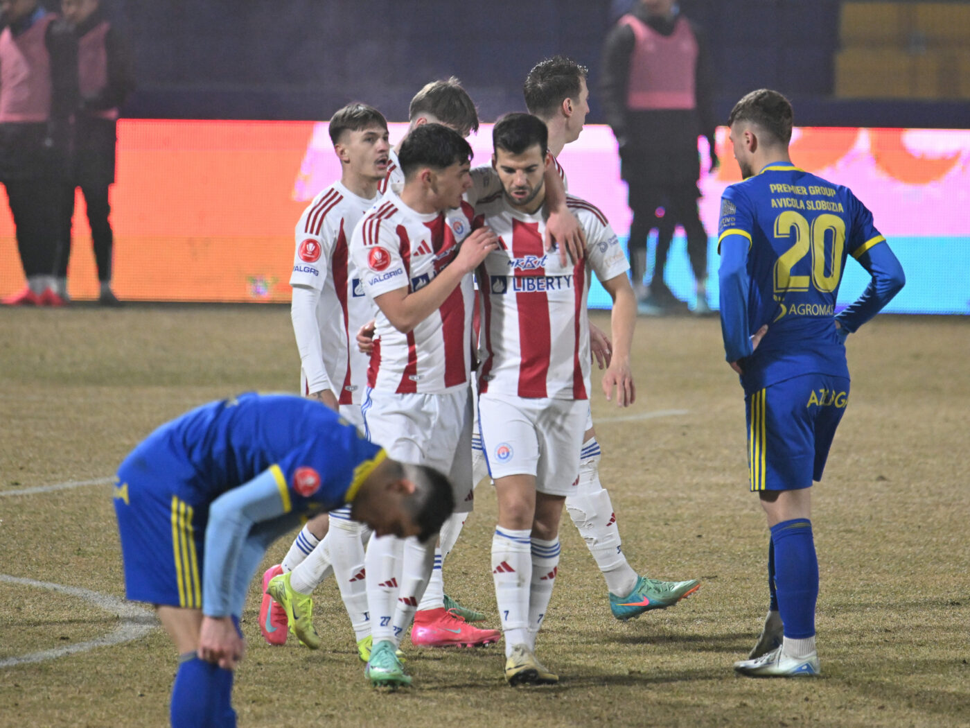 Unirea Slobozia – Oțelul Galați 0-1, în etapa 29 din Superliga. Moldovenii se impun după autogolul lui Blazek