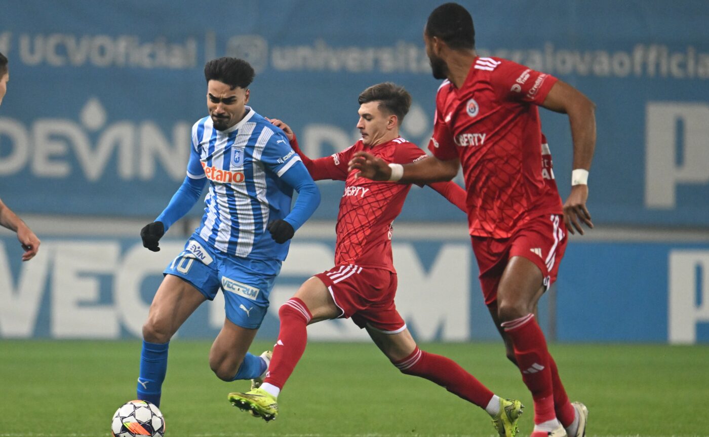 Universitatea Craiova – Oțelul Galați 2-1, în etapa 27 din Superligă. Oltenii revin pe primul loc după ce au suferit din plin pentru cele trei puncte! Mirel Rădoi bifează a patra victorie consecutivă