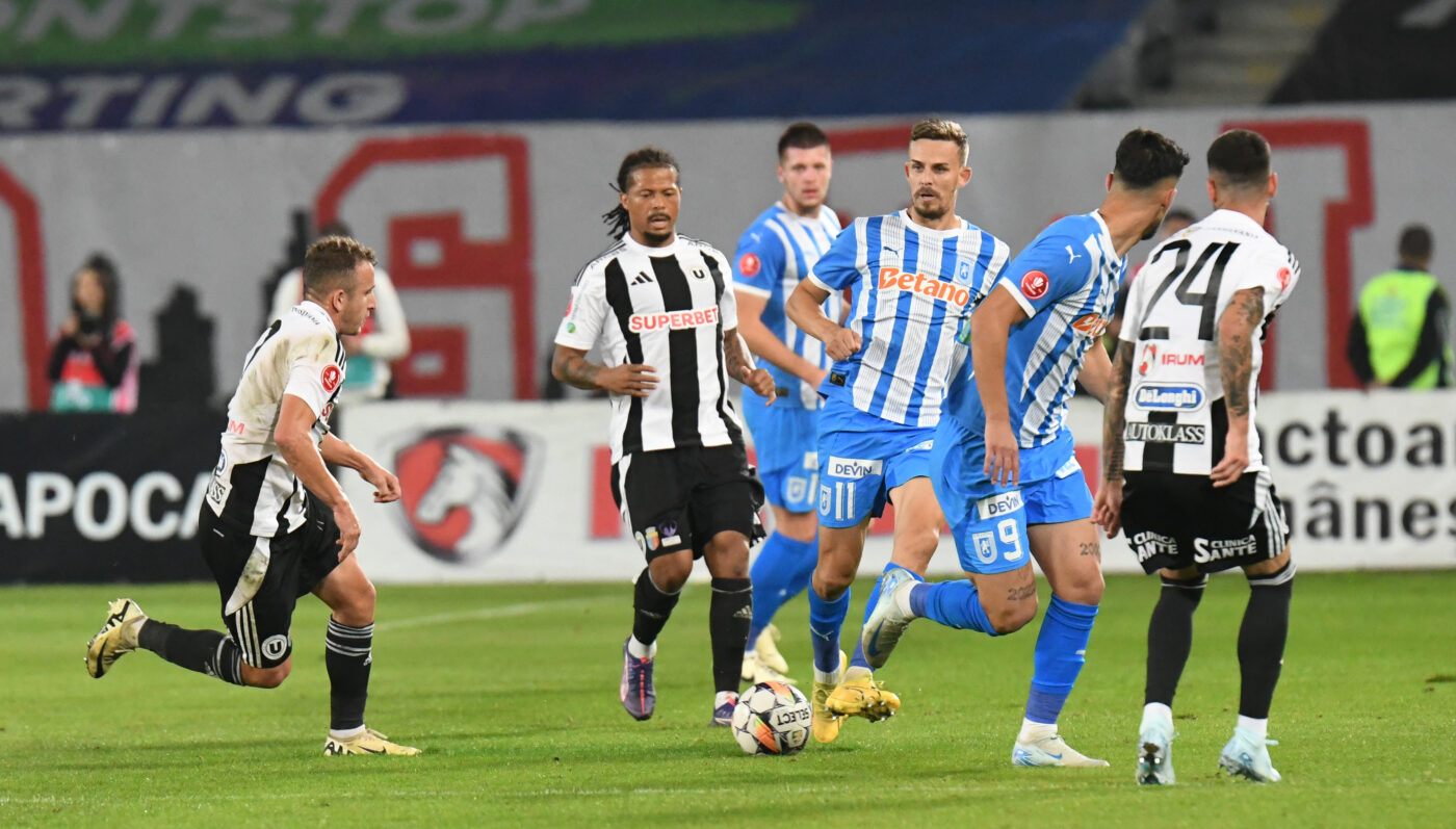 Universitatea Craiova – U Cluj Live Video Online de la 20:30, în etapa 25 din Superliga. Echipele de start. Oltenii pot schimba liderul