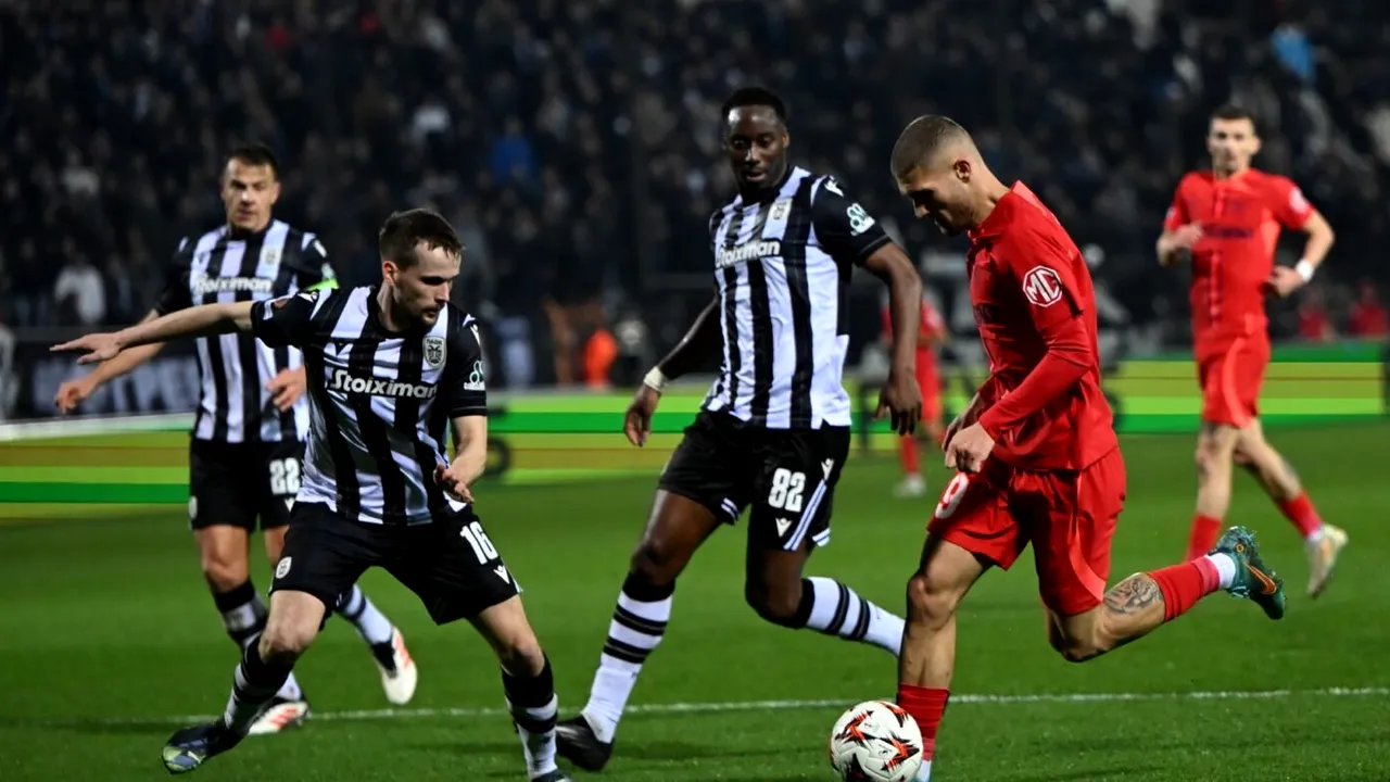 „Șanse mici să joace!”. Încă o absență înainte de FCSB – PAOK