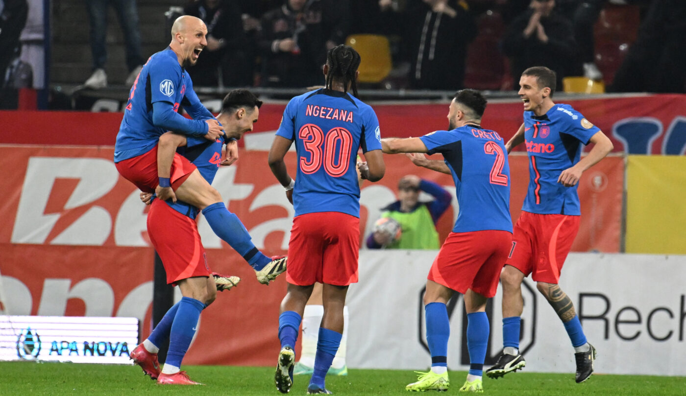 Adrian Şut, ce torpilă! Execuție formidabilă în FCSB – Universitatea Craiova: gol cu stângul, de la 25 de metri!