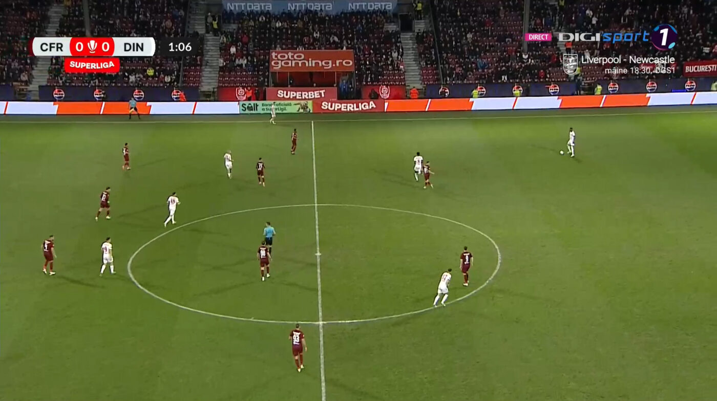 CFR Cluj – Dinamo București 2-0, Live Video Online în etapa 1 din play-off-ul Superligii. Pauză în Gruia