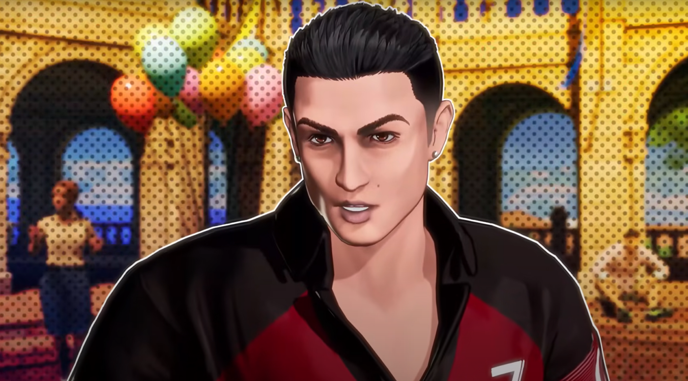Cristiano Ronaldo apare ca personaj în jocul video de bătăi Fatal Fury. Primele imagini sunt fabuloase: cum foloseşte mingea în lupta de stradă