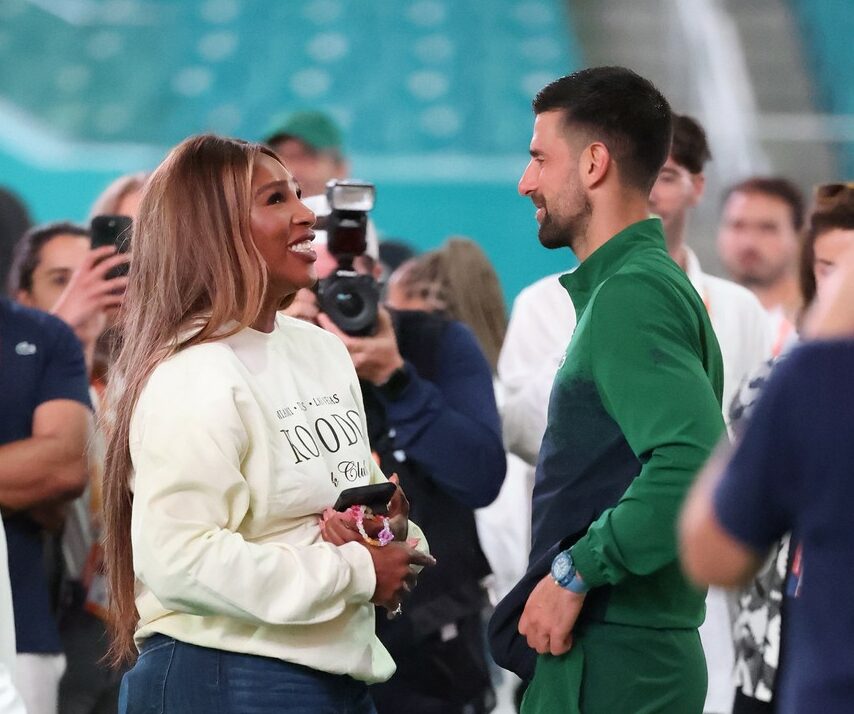 Cum a reacționat Novak Djokovic când a văzut-o pe Serena Williams la meciul său. Mereu s-a speculat pe seama relației lor foarte apropiate: „M-am uitat la ea şi am întrebat-o asta”