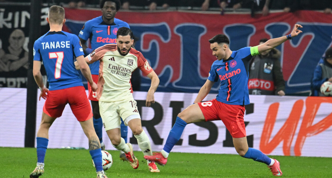 FCSB – Olympique Lyon 1-3, în manșa tur a „optimilor” Europa League. Misiune aproape imposibilă pentru campioana României în retur