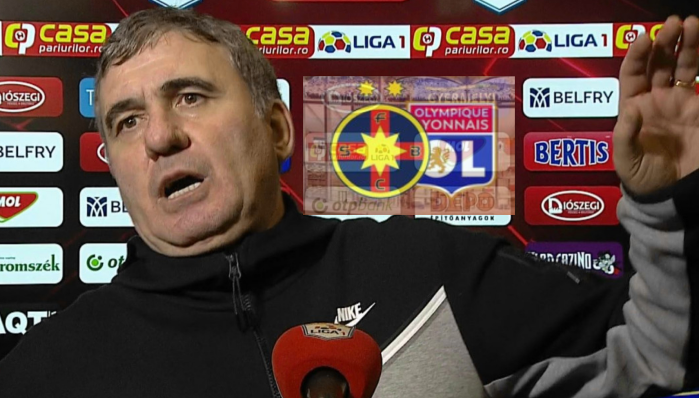 Gică Hagi s-a enervat când a fost întrebat de FCSB – Lyon