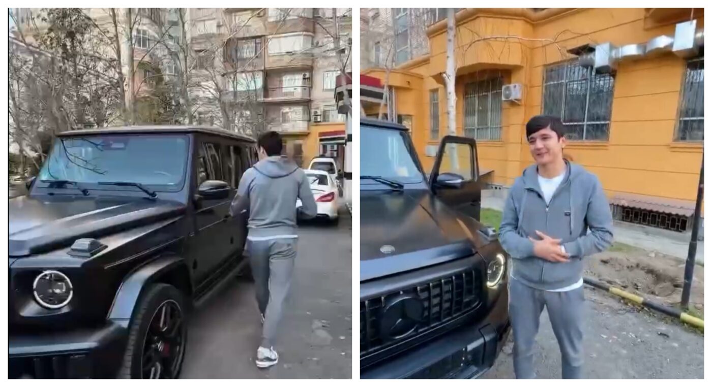În Uzbekistan, David Popovici n-ar trebui să-şi facă griji că şi-a cumpărat un Porsche. Fotbalistul Khusanov a primit cadou de la conaționalii săi un Mercedes clasa G, de peste 160.000 de euro