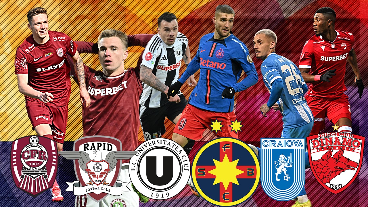 Jucătorul Etapei inaugurale din play-off vine din Giulești! Stelele Superligii continuă de mâine cu dueluri de foc: Rapid – Craiova, Dinamo – FCSB, U Cluj – CFR Cluj!